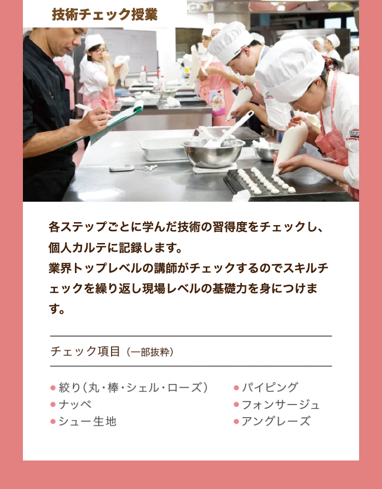 技術チェック授業